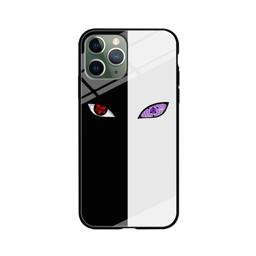 Sharingan Rinnegan Black White iPhone 11 Pro Max Case-Phone Case-Tempered Glass Case-Altracase