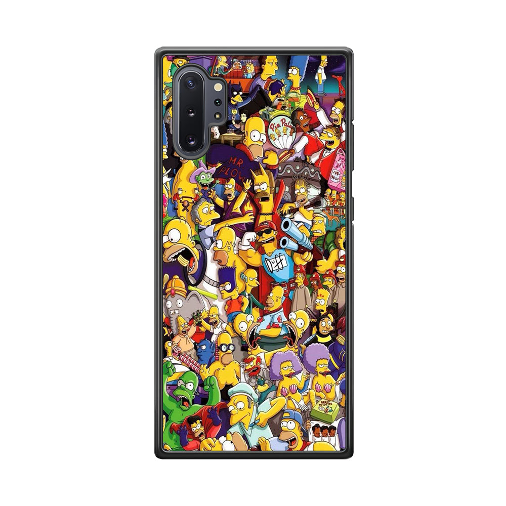 Simpson All Character Samsung Galaxy Note 10 Plus Case-Phone Case-Tempered Glass Case-Altracase