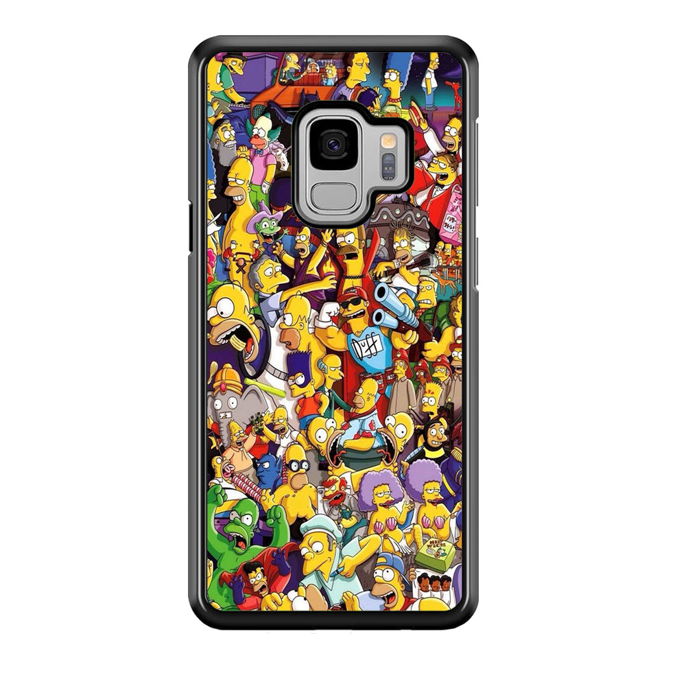 Simpson All Character Samsung Galaxy S9 Case-Phone Case-Tempered Glass Case-Altracase