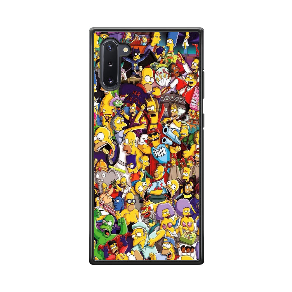 Simpson All Character Samsung Galaxy Note 10 Case-Phone Case-Tempered Glass Case-Altracase
