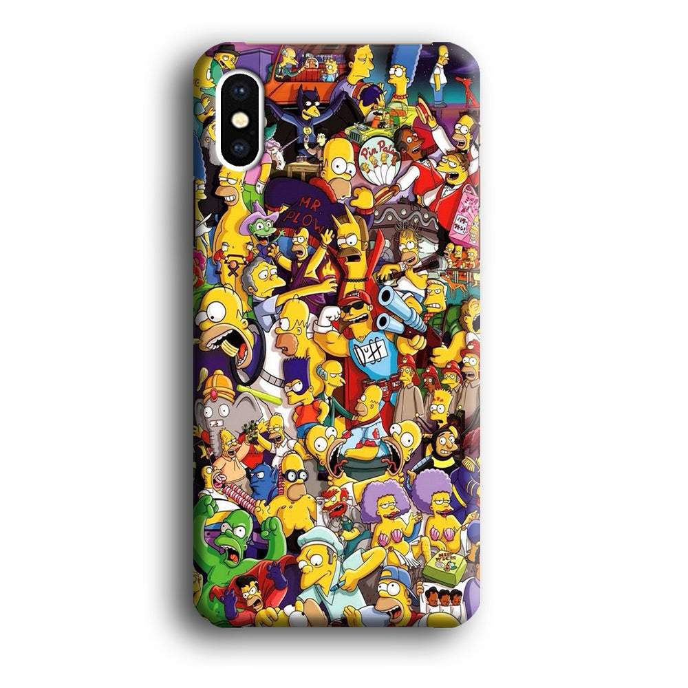 Simpson All Character iPhone Xs Case-Phone Case-3D Case-Altracase