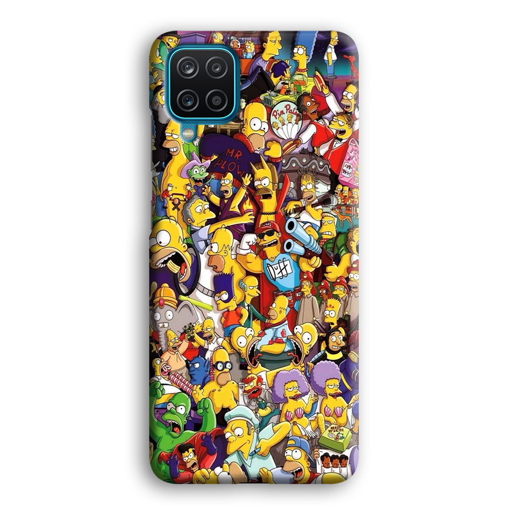 Simpson All Character Samsung Galaxy A12 Case-Phone Case-3D Case-Altracase