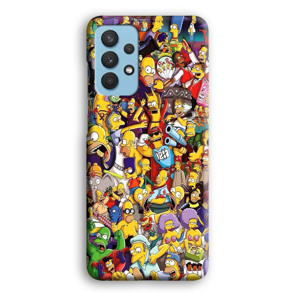 Simpson All Character Samsung Galaxy A32 Case-Phone Case-3D Case-Altracase