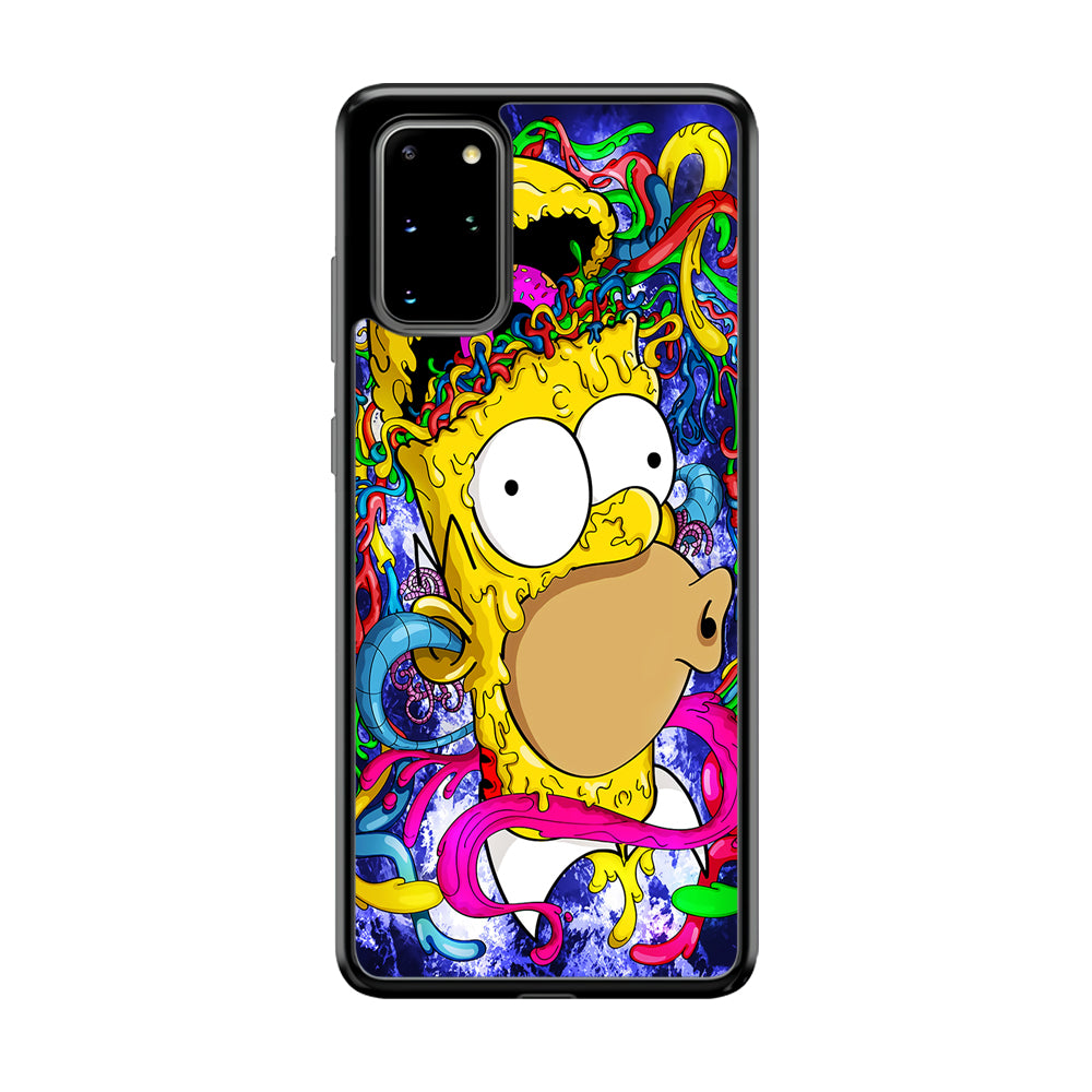 Simpson Homer Abstract Samsung Galaxy S20 Plus Case-Phone Case-Tempered Glass Case-Altracase