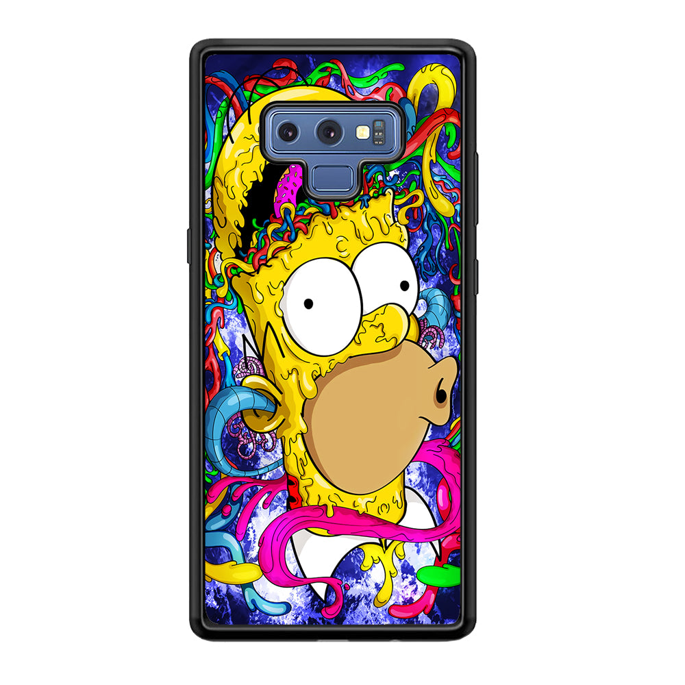 Simpson Homer Abstract Samsung Galaxy Note 9 Case-Phone Case-Rubber Black (2D Case)-Altracase