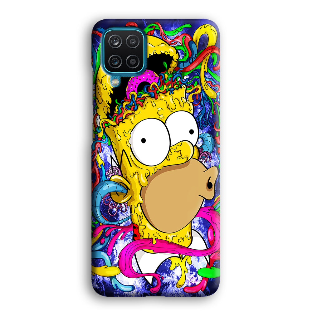 Simpson Homer Abstract Samsung Galaxy A12 Case-Phone Case-3D Case-Altracase