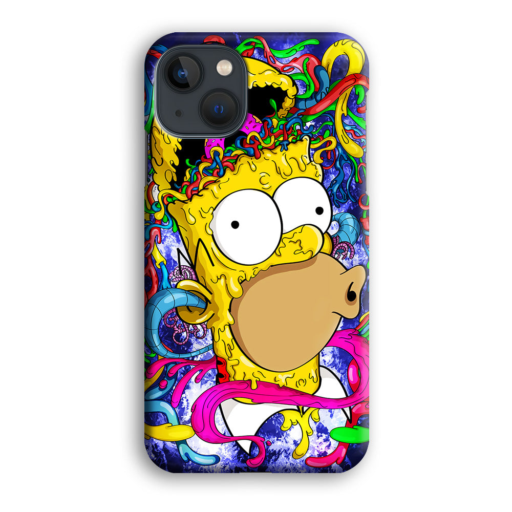 Simpson Homer Abstract iPhone 13 Mini Case-Phone Case-3D Case-Altracase