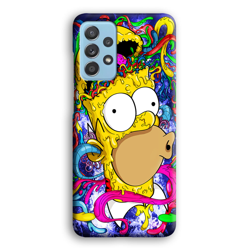 Simpson Homer Abstract Samsung Galaxy A52 Case-Phone Case-3D Case-Altracase