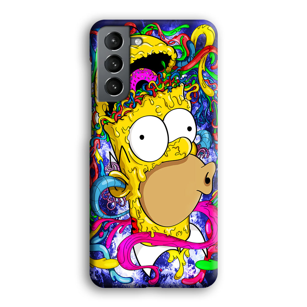 Simpson Homer Abstract Samsung Galaxy S23 Plus Case-Phone Case-3D Case-Altracase