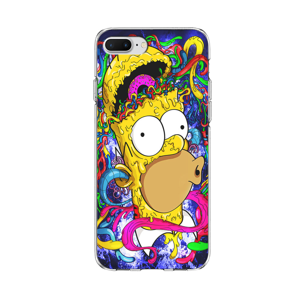 Simpson Homer Abstract iPhone 8 Plus Case-Phone Case-Clear Soft Case-Altracase