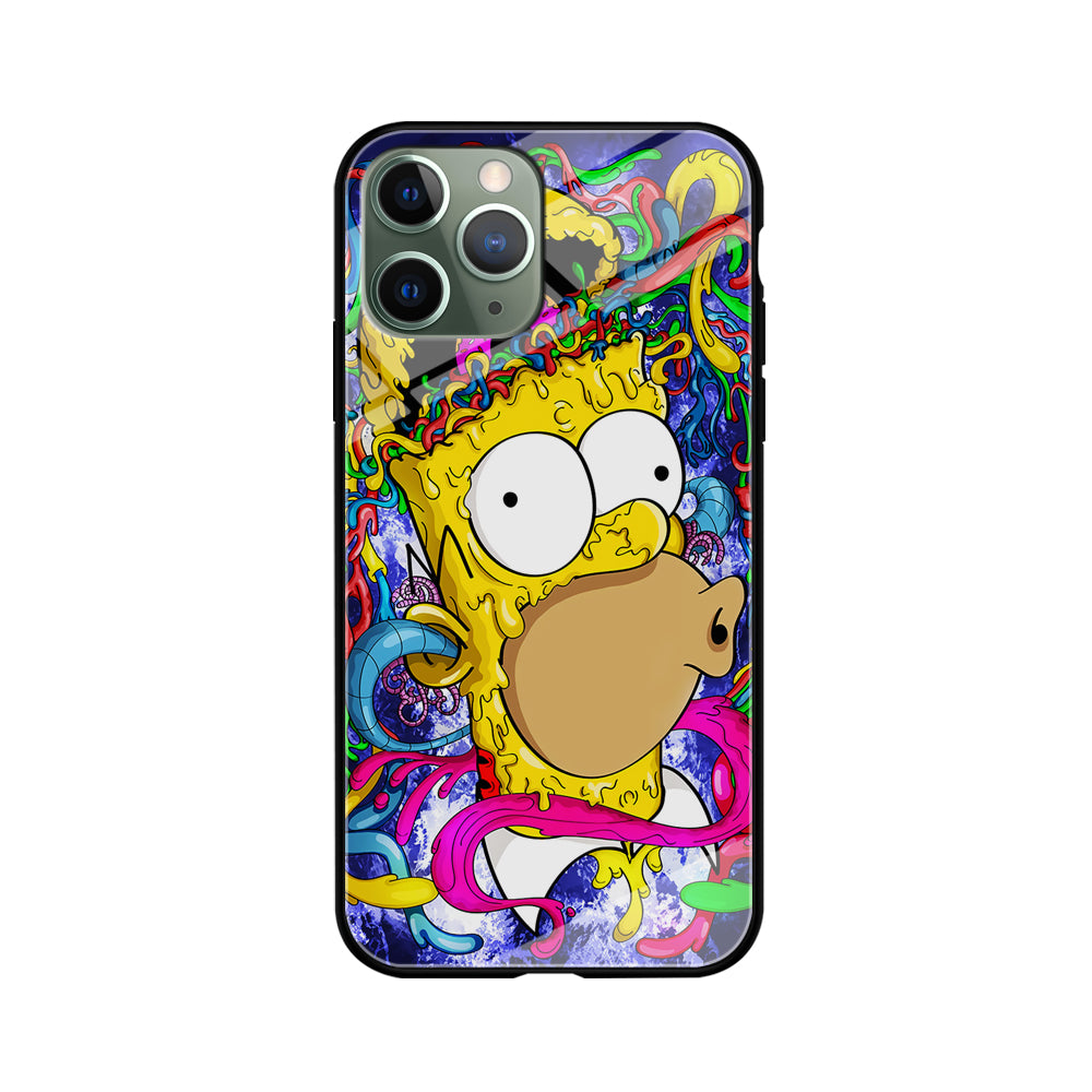 Simpson Homer Abstract iPhone 11 Pro Max Case-Phone Case-Tempered Glass Case-Altracase