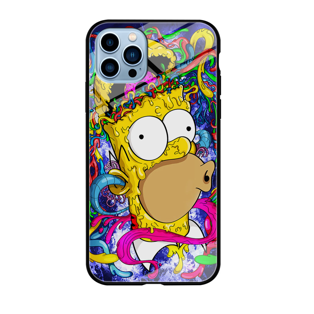 Simpson Homer Abstract iPhone 12 Pro Max Case-Phone Case-Tempered Glass Case-Altracase