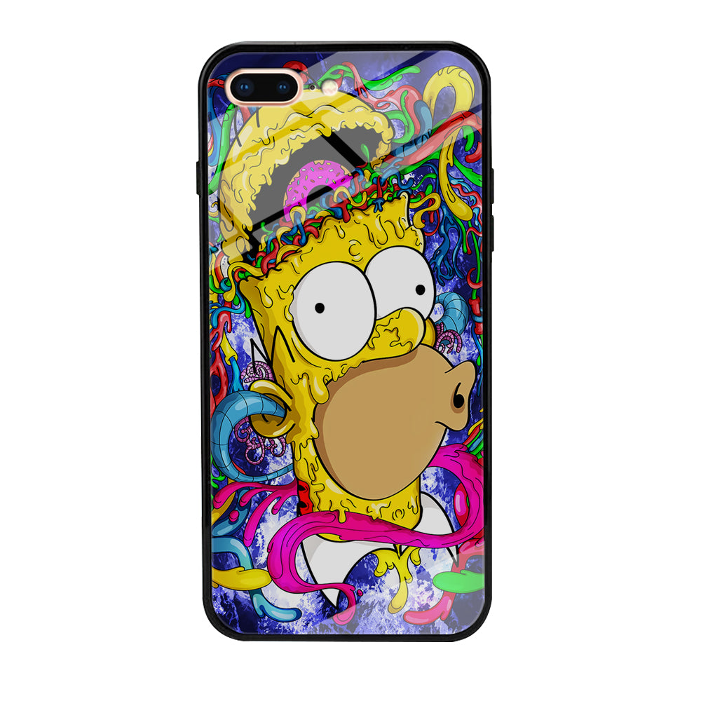 Simpson Homer Abstract iPhone 8 Plus Case-Phone Case-Tempered Glass Case-Altracase
