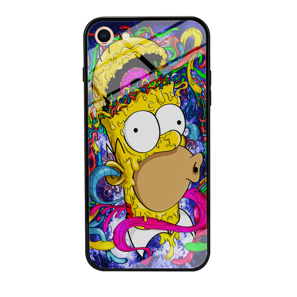 Simpson Homer Abstract iPhone 8 Case-Phone Case-Tempered Glass Case-Altracase
