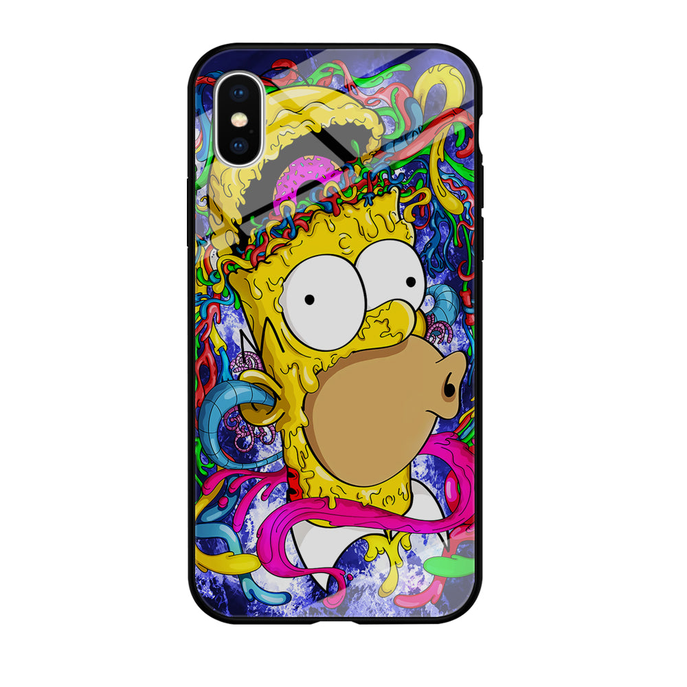 Simpson Homer Abstract iPhone Xs Case-Phone Case-Tempered Glass Case-Altracase