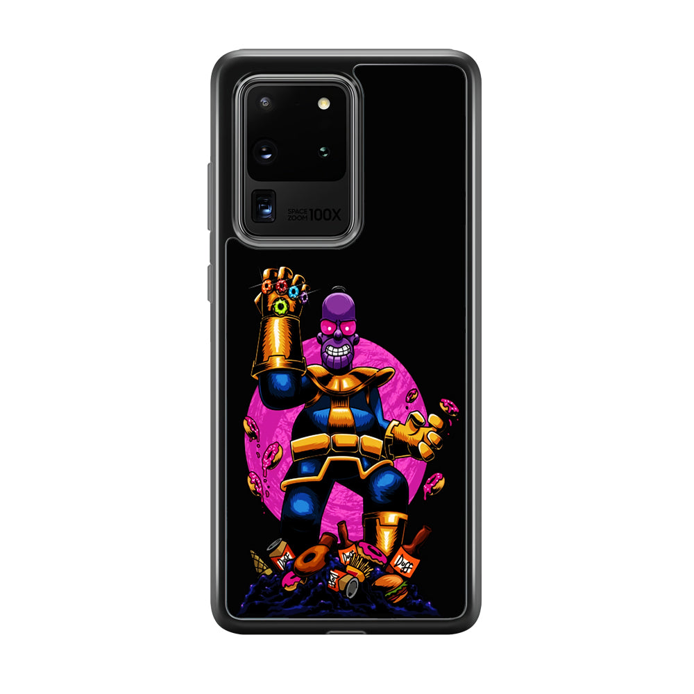 Simpson Homer Thanos Samsung Galaxy S20 Ultra Case-Phone Case-Tempered Glass Case-Altracase