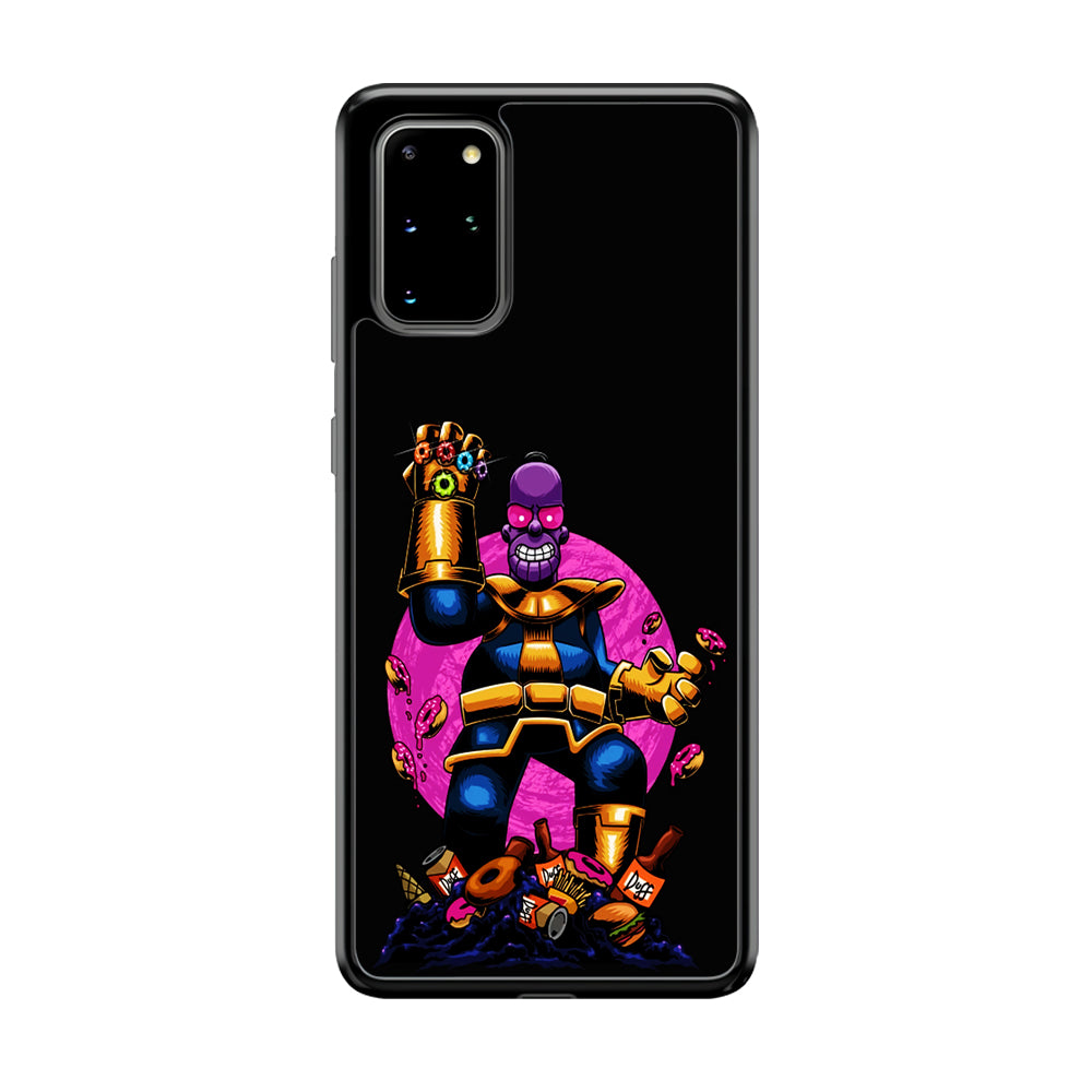 Simpson Homer Thanos Samsung Galaxy S20 Plus Case-Phone Case-Tempered Glass Case-Altracase