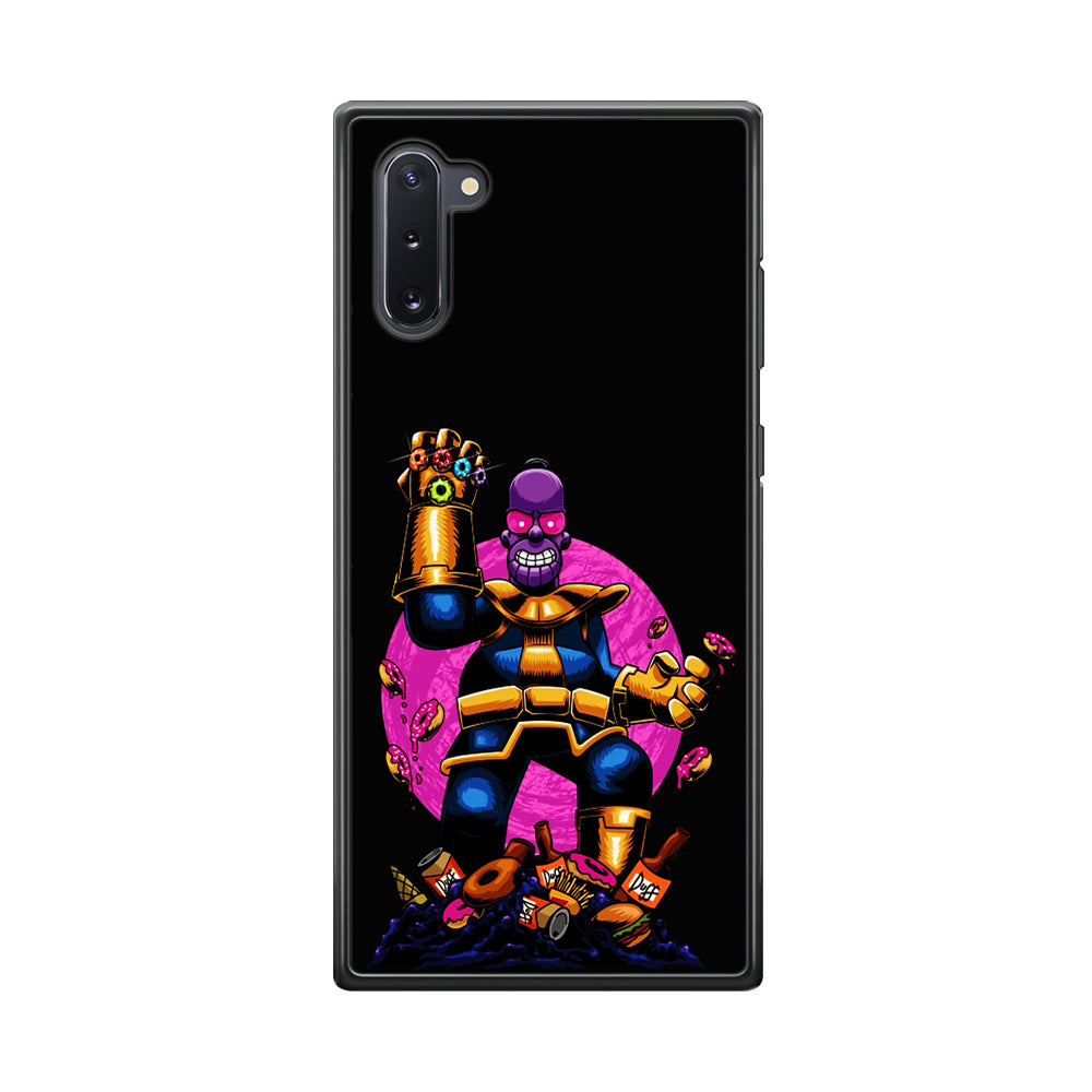 Simpson Homer Thanos Samsung Galaxy Note 10 Case-Phone Case-Tempered Glass Case-Altracase