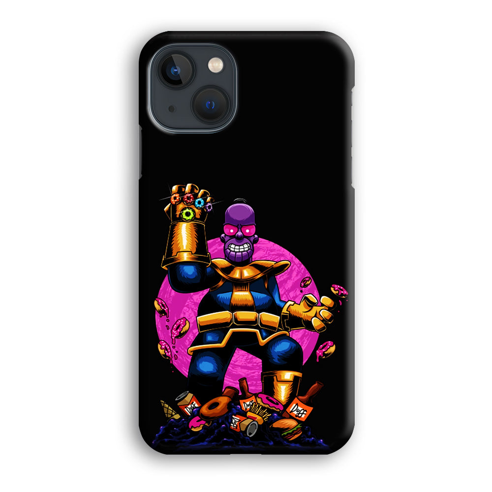Simpson Homer Thanos iPhone 13 Mini Case-Phone Case-3D Case-Altracase