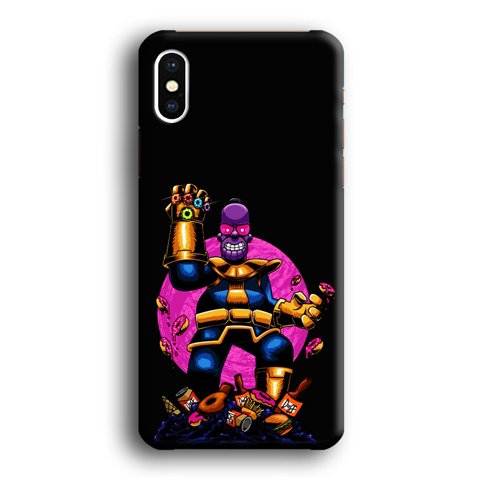 Simpson Homer Thanos iPhone Xs Case-Phone Case-3D Case-Altracase