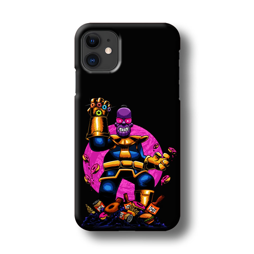 Simpson Homer Thanos iPhone 11 Case-Phone Case-3D Case-Altracase
