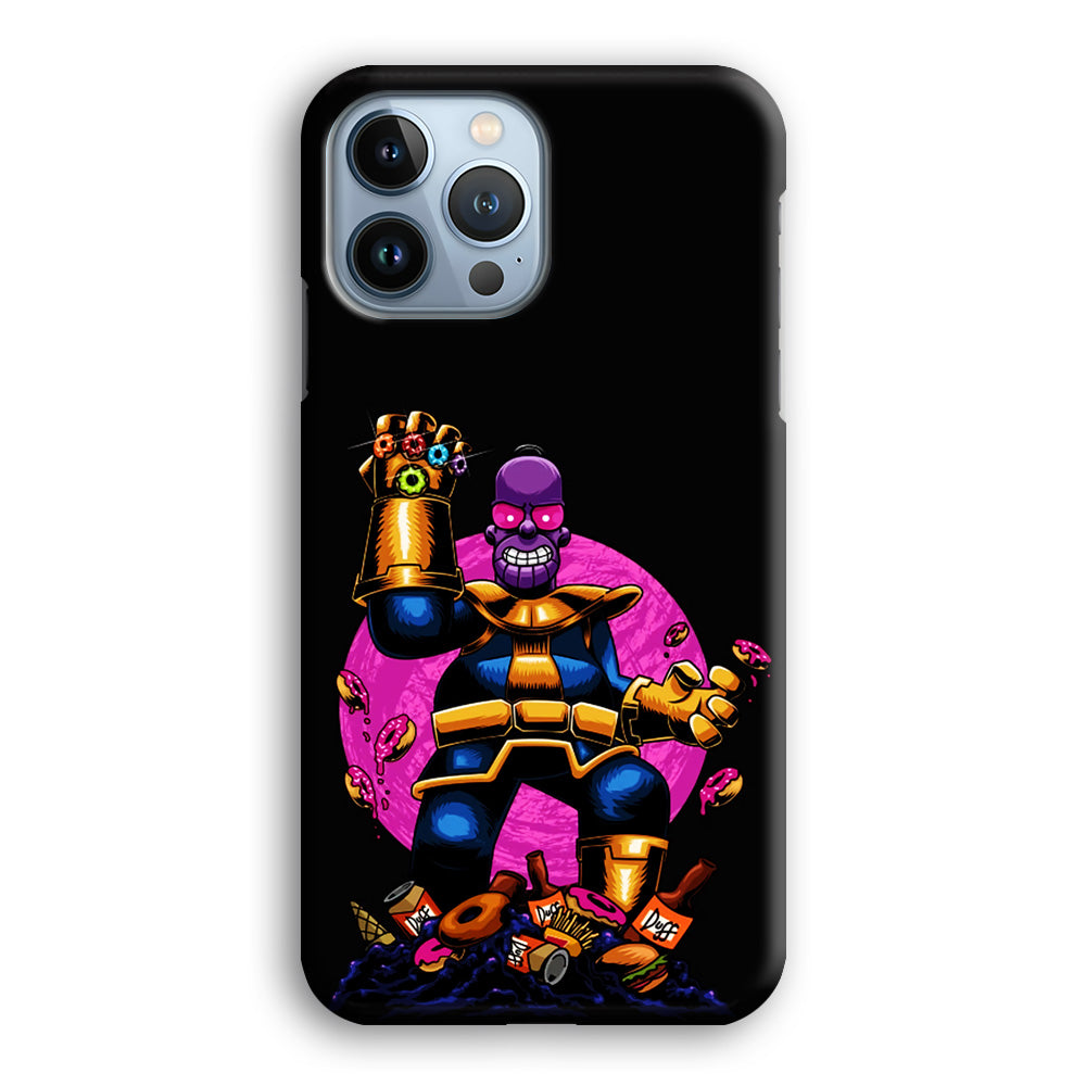 Simpson Homer Thanos iPhone 15 Pro Max Case-Phone Case-3D Case-Altracase