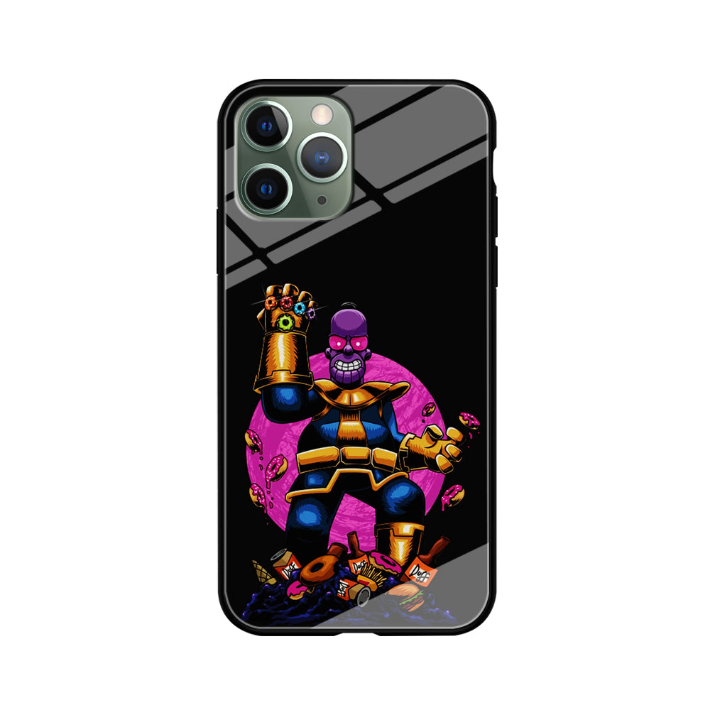 Simpson Homer Thanos iPhone 11 Pro Max Case-Phone Case-Tempered Glass Case-Altracase