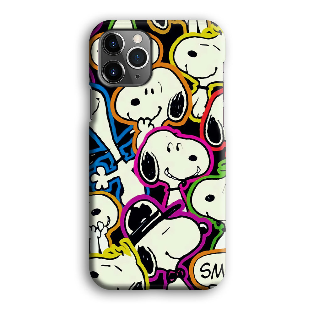 Snoopy Doodle iPhone 12 Pro Max Case-Phone Case-3D Case-Altracase