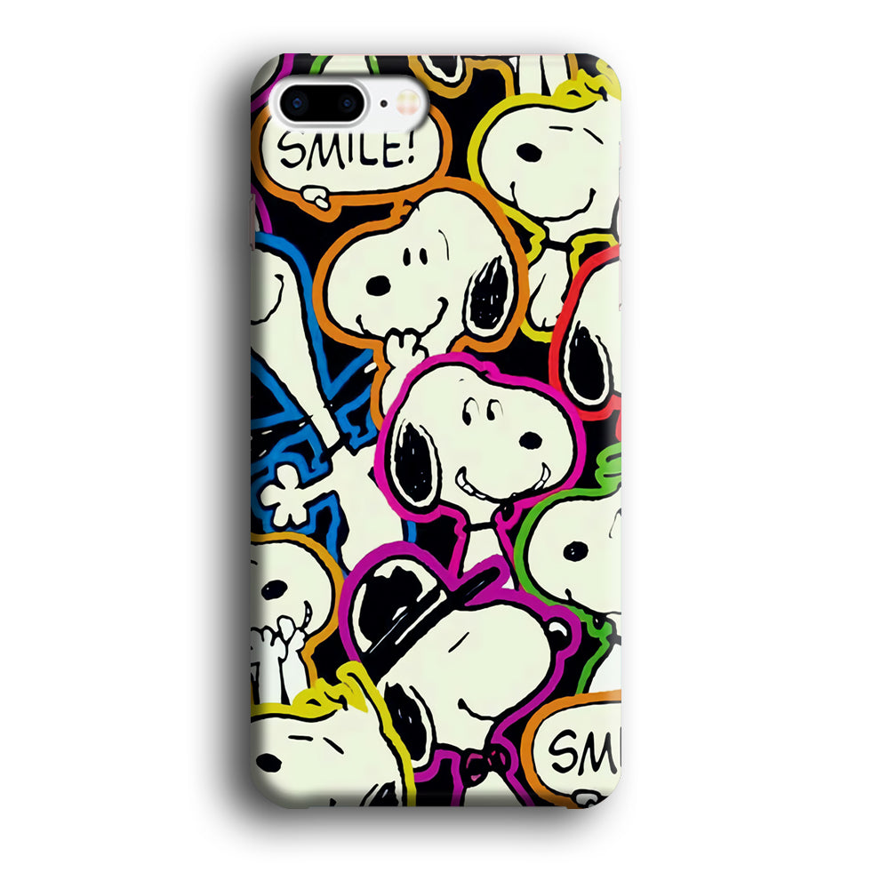 Snoopy Doodle iPhone 8 Plus Case-Phone Case-3D Case-Altracase