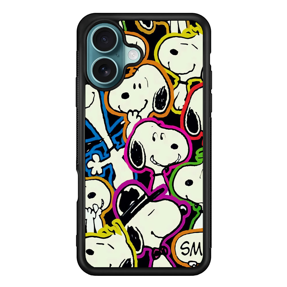Snoopy Doodle iPhone 16 Case - Altracase