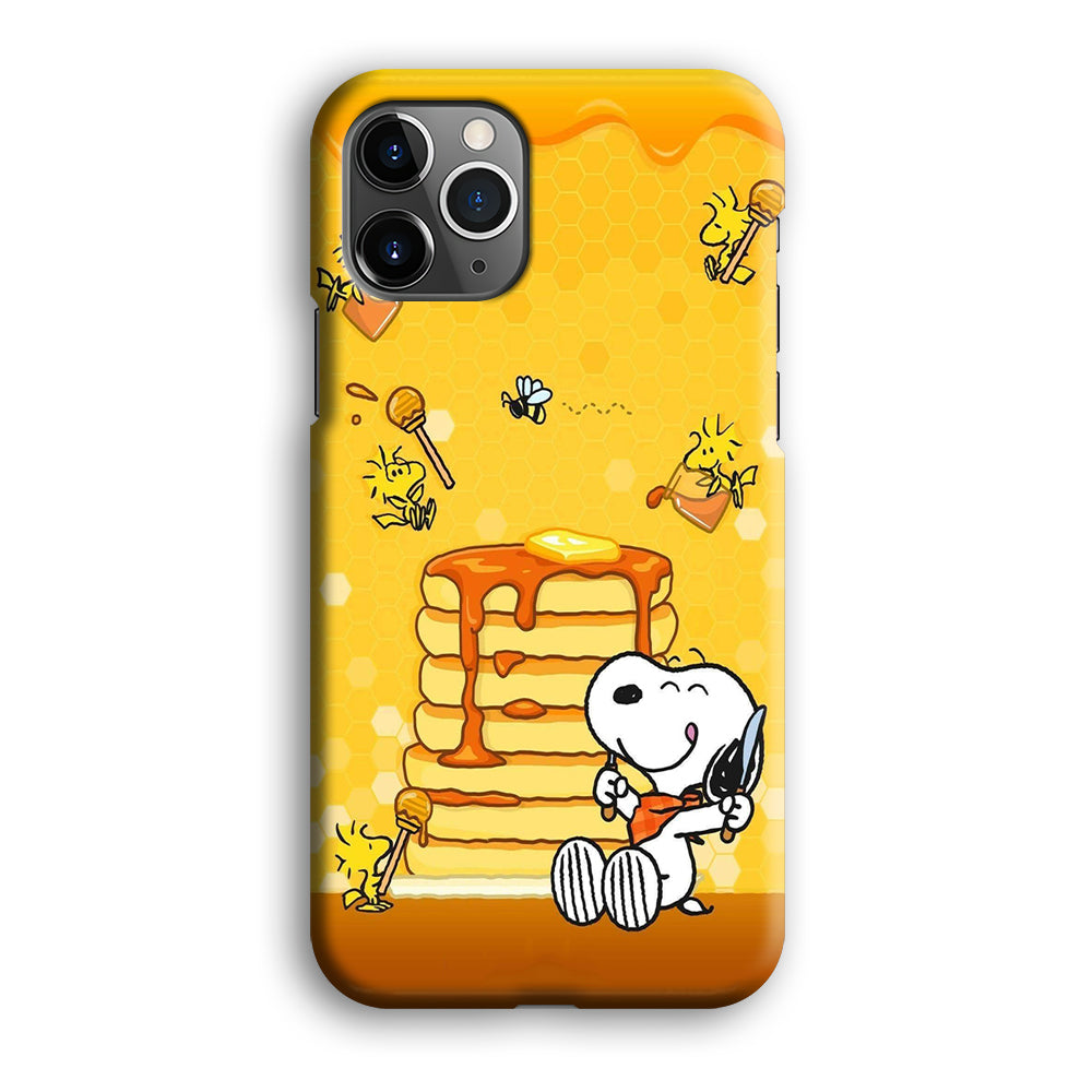 Snoopy Eats Honey iPhone 12 Pro Max Case-Phone Case-3D Case-Altracase