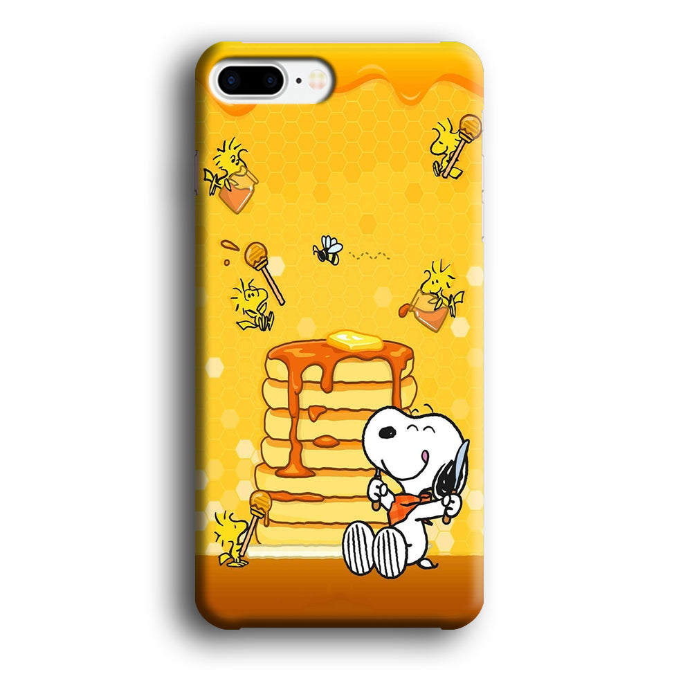 Snoopy Eats Honey iPhone 8 Plus Case-Phone Case-3D Case-Altracase