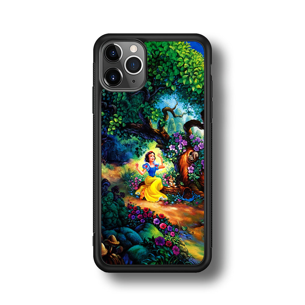 Snow White Painting iPhone 11 Pro Max Case-Phone Case-Rubber Black (2D Case)-Altracase