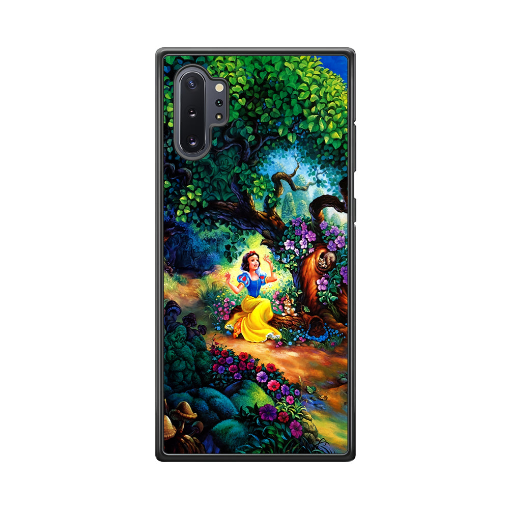Snow White Painting Samsung Galaxy Note 10 Plus Case-Phone Case-Rubber Black (2D Case)-Altracase