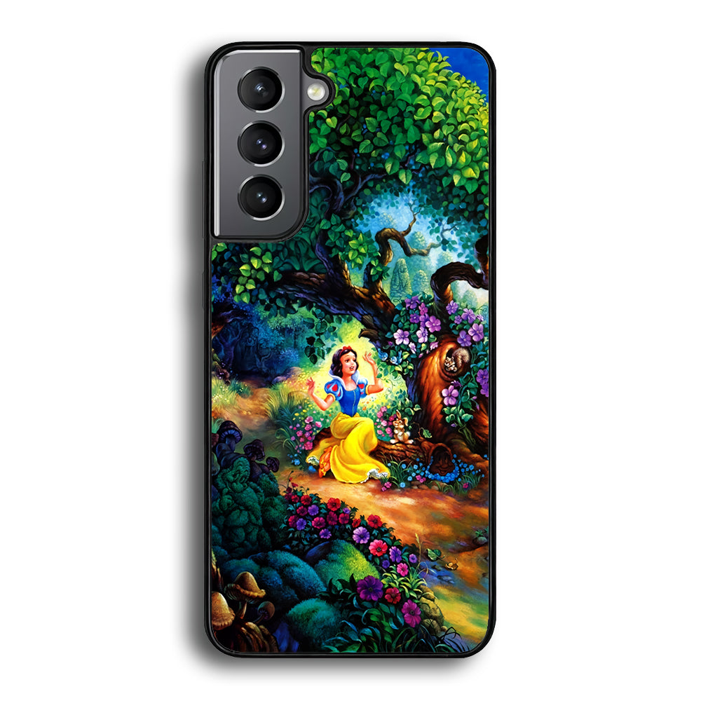 Snow White Painting Samsung Galaxy S23 Case-Phone Case-Rubber Black (2D Case)-Altracase