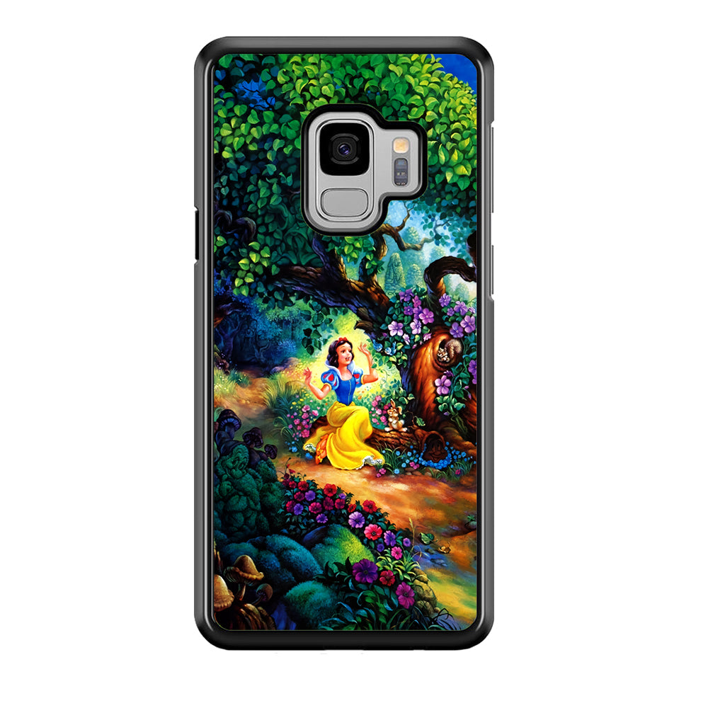 Snow White Painting Samsung Galaxy S9 Case-Phone Case-Rubber Black (2D Case)-Altracase