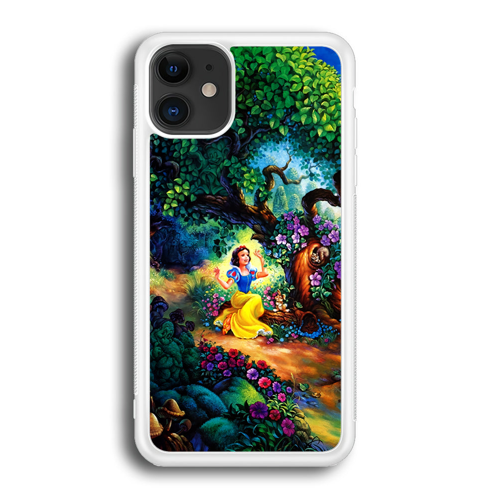 Snow White Painting iPhone 12 Mini Case-Phone Case-Rubber White (2D Case)-Altracase