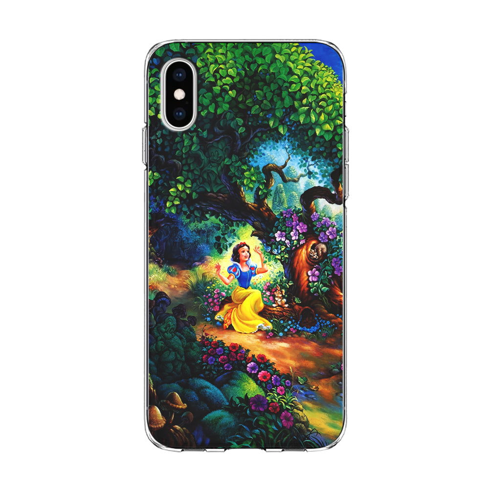 Snow White Painting iPhone Xs Case-Phone Case-Clear Soft Case-Altracase