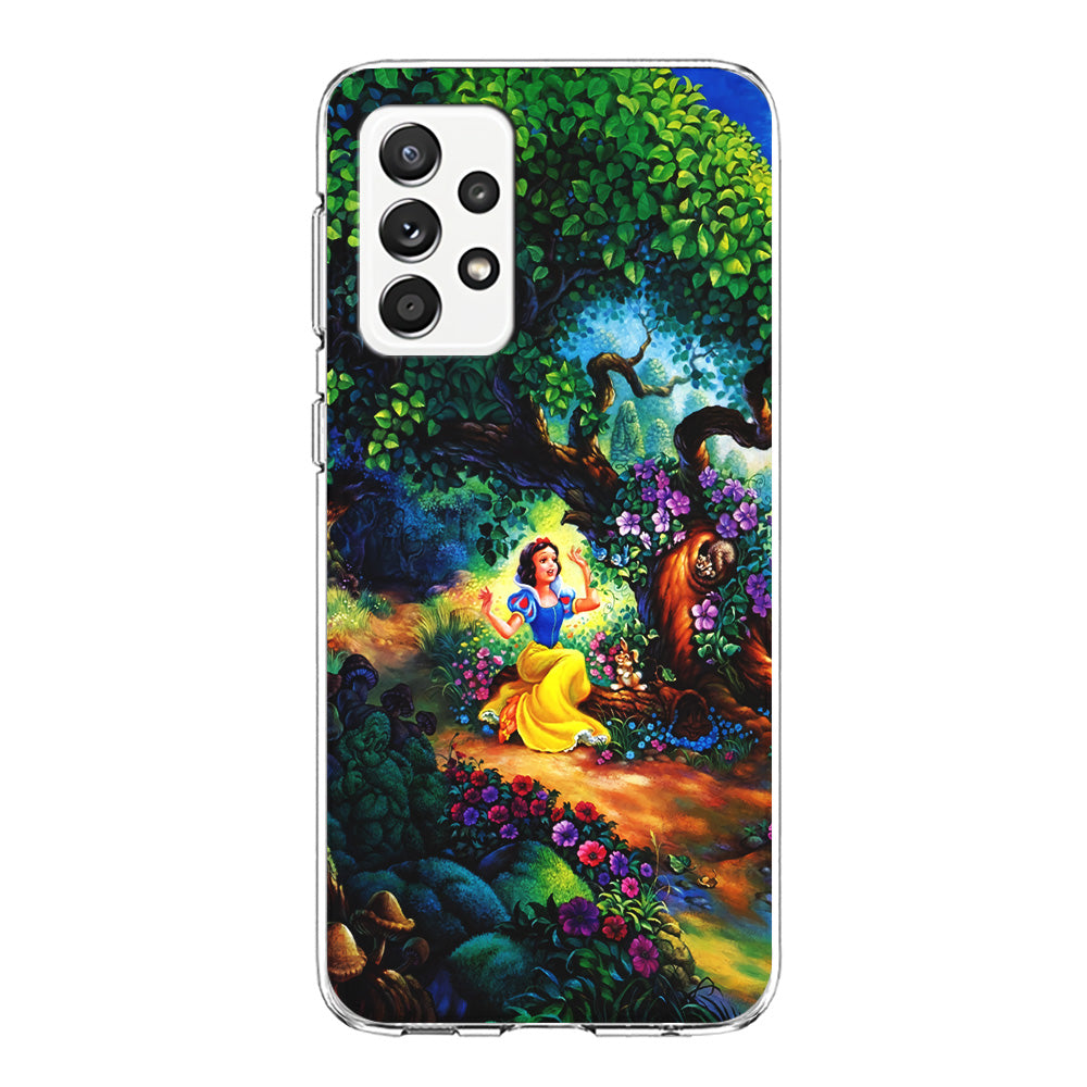 Snow White Painting Samsung Galaxy A72 Case-Phone Case-Clear Soft Case-Altracase