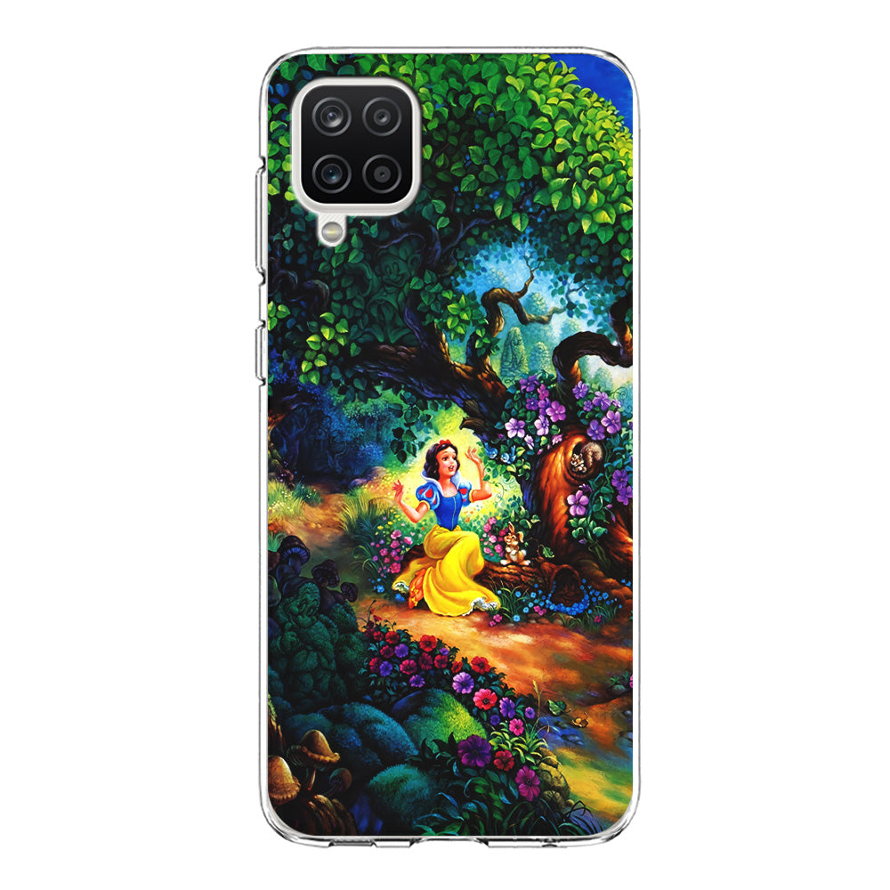Snow White Painting Samsung Galaxy A12 Case-Phone Case-Clear Soft Case-Altracase
