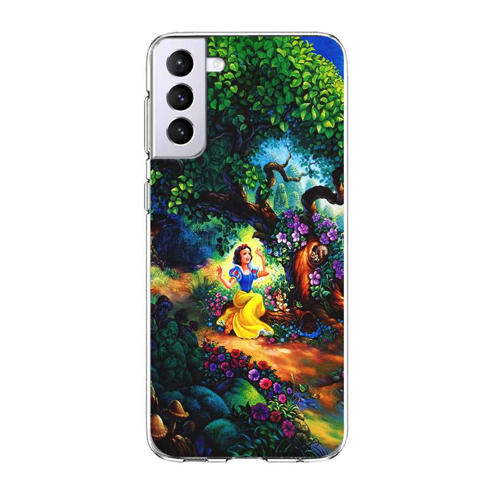Snow White Painting Samsung Galaxy S24 Case-Phone Case-Clear Soft Case-Altracase