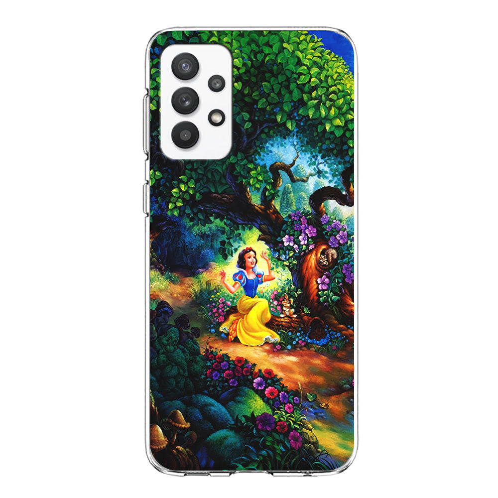 Snow White Painting Samsung Galaxy A32 Case-Phone Case-Clear Soft Case-Altracase