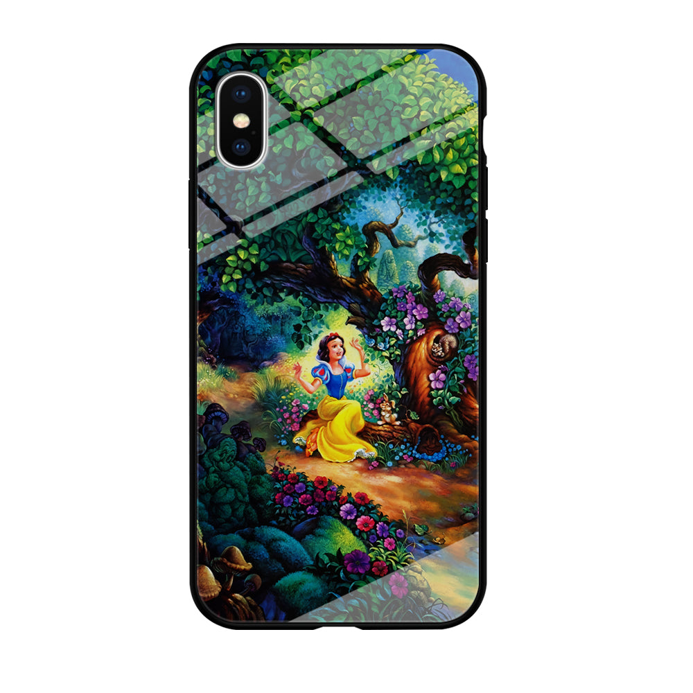 Snow White Painting iPhone Xs Case-Phone Case-Tempered Glass Case-Altracase