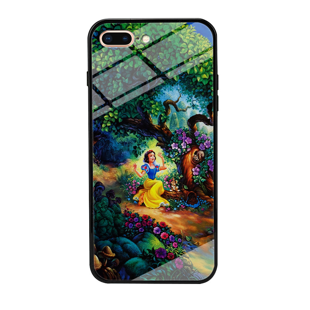 Snow White Painting iPhone 8 Plus Case-Phone Case-Tempered Glass Case-Altracase