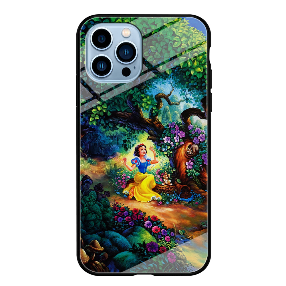 Snow White Painting iPhone 14 Pro Case-Phone Case-Tempered Glass Case-Altracase