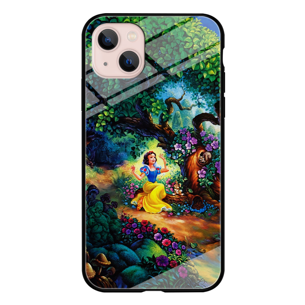 Snow White Painting iPhone 15 Plus Case-Phone Case-Tempered Glass Case-Altracase