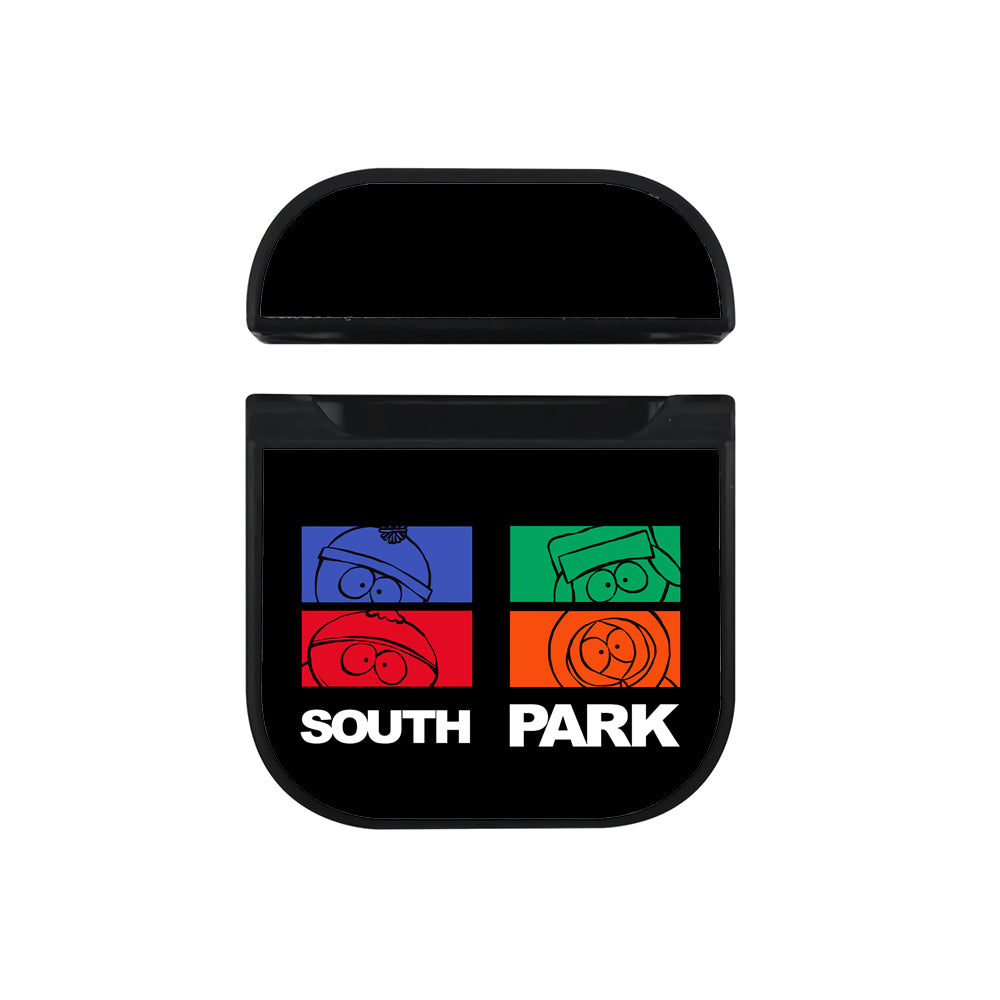 South Park Character Sketch Apple AirPods Case-AirPod Case-Black-Altracase