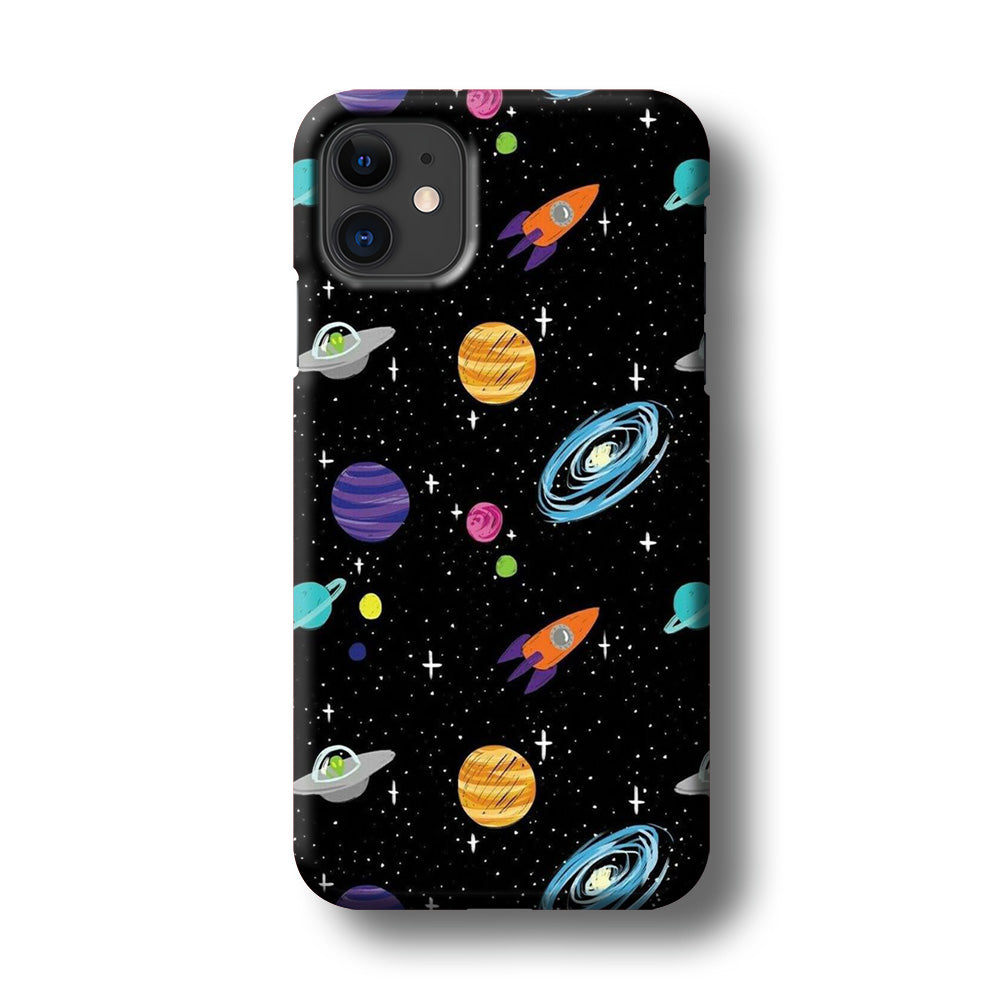 Space Pattern 003 iPhone 11 Case-Phone Case-3D Case-Altracase