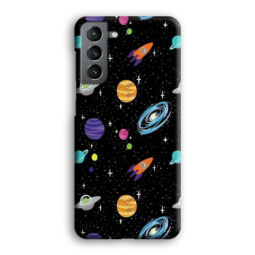 Space Pattern 003 Samsung Galaxy S23 Case-Phone Case-3D Case-Altracase