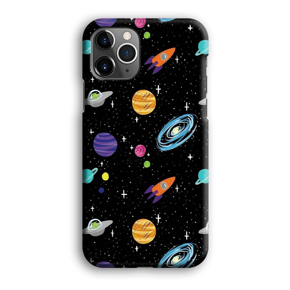 Space Pattern 003 iPhone 12 Pro Max Case-Phone Case-3D Case-Altracase